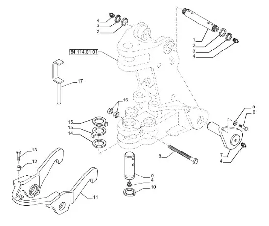87480321 - Скоба задней навески